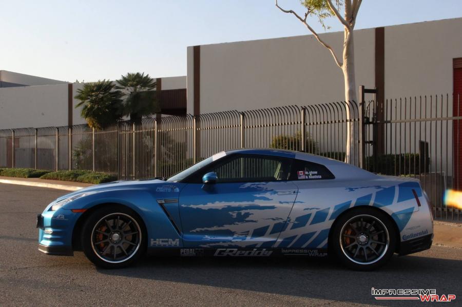  Nissan GT-R by Impressive Wrap 2016 года  (фото 8 из 9)